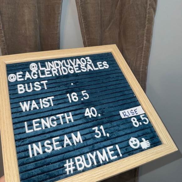 Adriano Goldschmied AG The Stevie Slim Straight Corduroy Jeans Pants Size 29 R - Picture 6 of 6